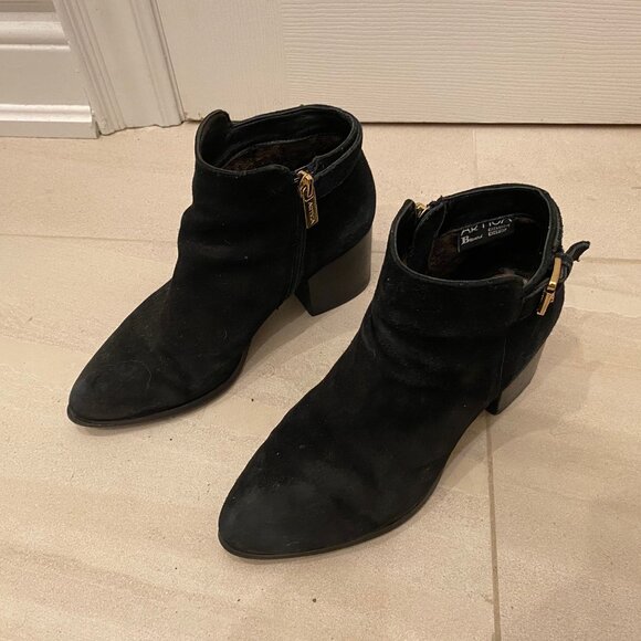 Artica (Browns Brand) waterproof Suede booties 6.5 - Picture 4 of 5